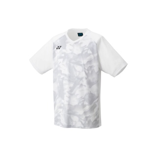 Koszulka sportowa Yonex z okrągłym dekoltem Club Team 2024 biała dla chłopców